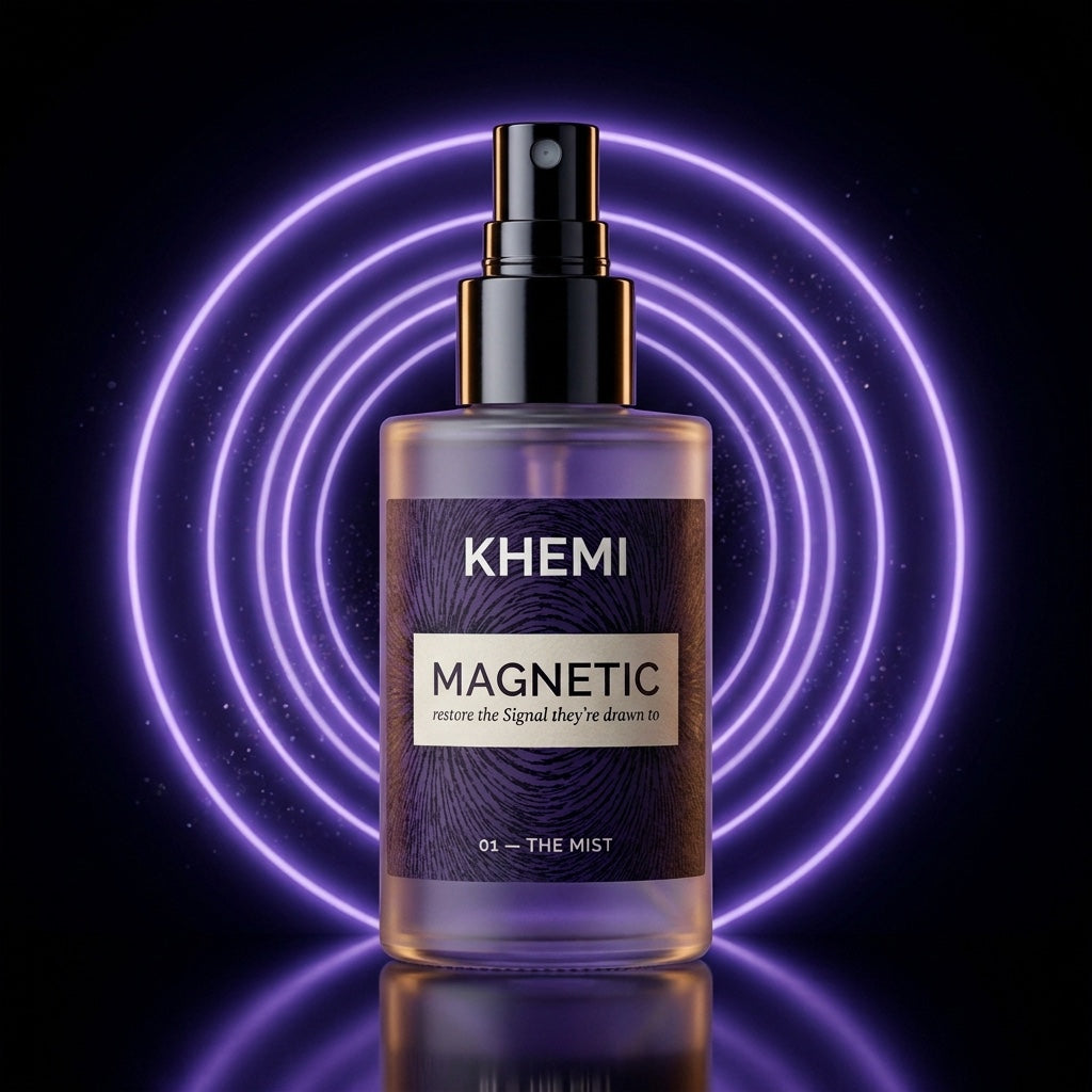 Khemi 01 — The Mist | Postbiotic Attraction Signal Spray